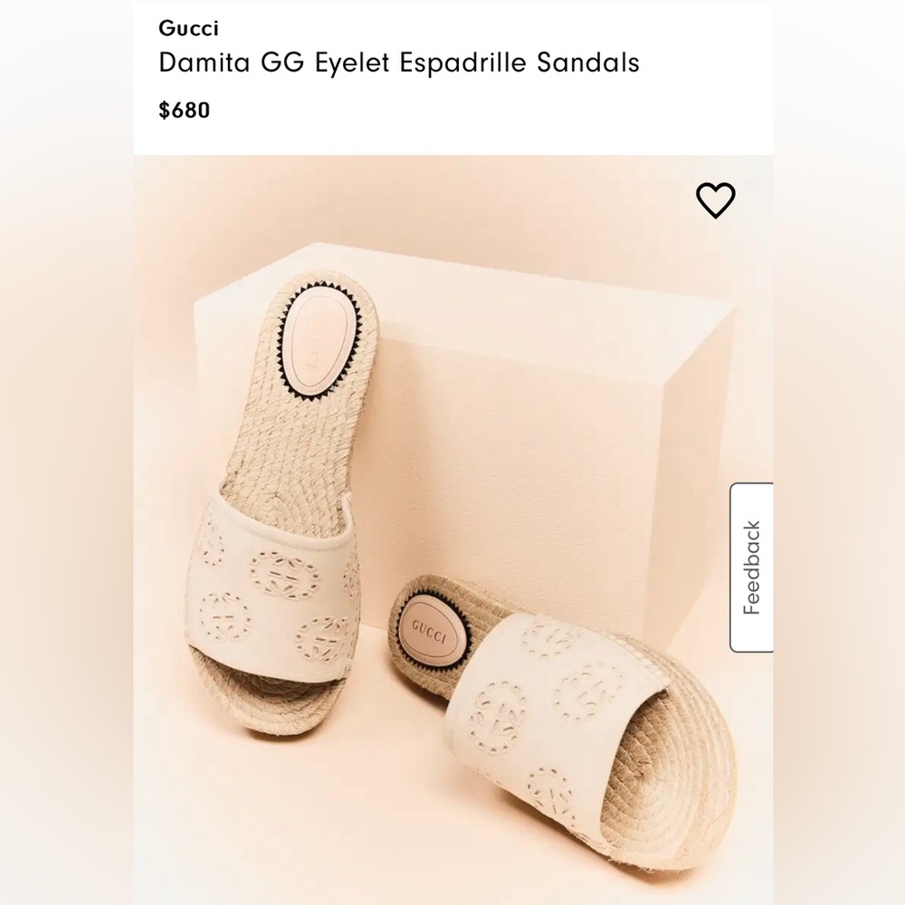 Gucci summer sandals